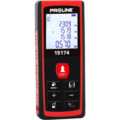 Proline Tools 15174 Entfernungsmesser - Laser Entfernungsmesser Proline Tools 15174 Entfernungsmesser - Laser Entfernungsmesser