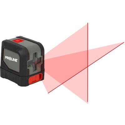 Proline Tools Poziomica Laserowa - Laser Krzyżowy - 15 m Proline Tools Poziomica Laserowa - Laser Krzyżowy - 15 m