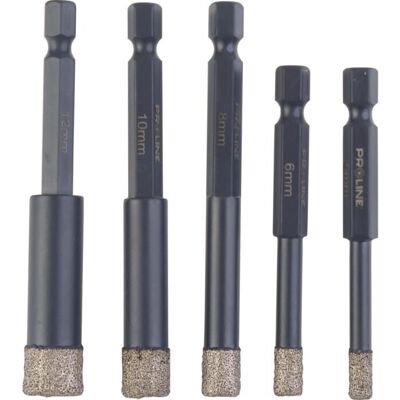 Proline Tools 27292 Diamant Lochsäge - 12mm, Trockenschliff, 1/4" HEX Proline Tools 27292 Diamant Lochsäge - 12mm, Trockenschliff, 1/4" HEX
