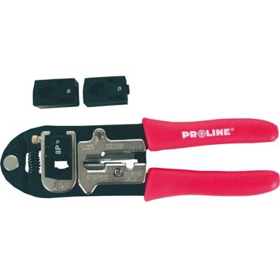 Proline Tools 28489 Pince de sertissage - Pour raccords 4P, 6P, 8P - Publicité Proline Tools 28489 Pince de sertissage - Pour raccords 4P, 6P, 8P - Publicité