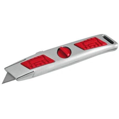Proline Tools 30300 Universalmesser - Trapezförmige Klinge, Gummigriff Proline Tools 30300 Universalmesser - Trapezförmige Klinge, Gummigriff