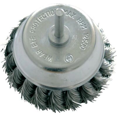 Brosse en acier torsadé Pro-Line - Accessoire pour meuleuse - Publicité Brosse en acier torsadé Pro-Line - Accessoire pour meuleuse - Publicité