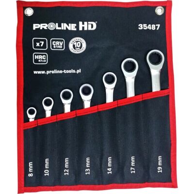 Proline Tools Proline 35487 Klucz kombinacyjny - 7 szt., 8-19mm Proline Tools Proline 35487 Klucz kombinacyjny - 7 szt., 8-19mm