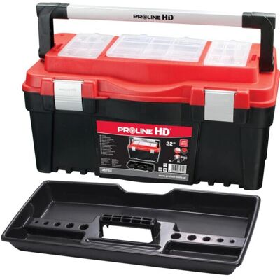 Proline Tools 35752 Werkzeugkiste - Werkzeugkoffer mit Alu-Handgriff Proline Tools 35752 Werkzeugkiste - Werkzeugkoffer mit Alu-Handgriff