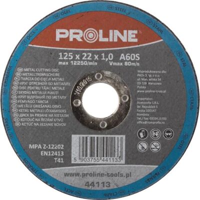 Accessoire de meuleuse d'angle Proline Tools 44112 - Métal, T41, 12" - Publicité Accessoire de meuleuse d'angle Proline Tools 44112 - Métal, T41, 12" - Publicité