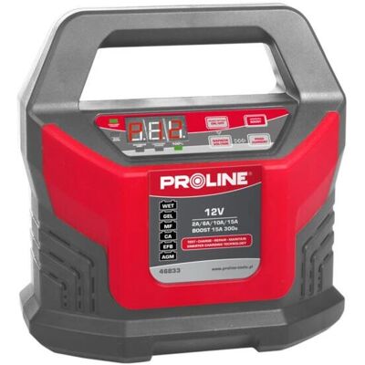 Proline Tools Prostownik Inwert.,Aku.12V,2/6/10/15A,Funk. - Akumulator ładowarka akcesoria Proline Tools Prostownik Inwert.,Aku.12V,2/6/10/15A,Funk. - Akumulator ładowarka akcesoria