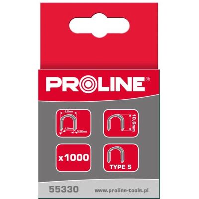 Proline Tools Hakasijat - 12mm, 0,52mm, 1000 kappaletta Proline Tools Hakasijat - 12mm, 0,52mm, 1000 kappaletta