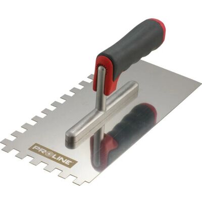 Proline Werkzeuge Pro-Line Mauerwerkskelle - Gezahnt Edelstahl 8x8mm Proline Werkzeuge Pro-Line Mauerwerkskelle - Gezahnt Edelstahl 8x8mm