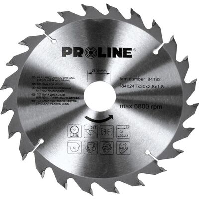 Proline Tools 210mm Kreissägeblatt - Holz Proline Tools 210mm Kreissägeblatt - Holz