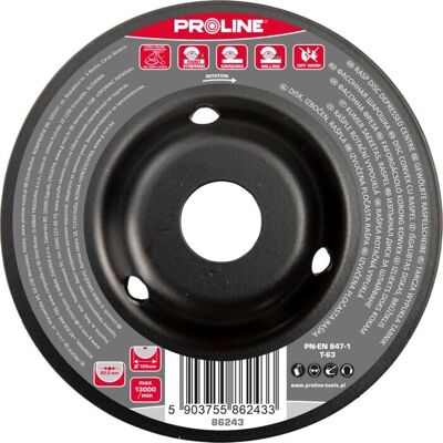 Proline 86243 Winkelschleifer Zubehör - Konisch, Feine Zähne, 125mm Proline 86243 Winkelschleifer Zubehör - Konisch, Feine Zähne, 125mm