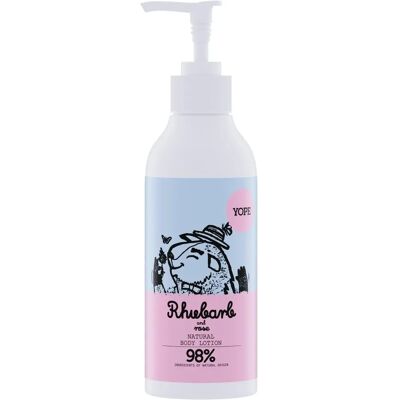 YOPE Rabarbra & Rose Kroppskrem - Naturlig, Fuktighetsgivende, 300ml YOPE Rabarbra & Rose Kroppskrem - Naturlig, Fuktighetsgivende, 300ml