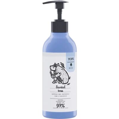 Yope Wood Sandal Tree Vegan Duschgel 400 ml Yope Wood Sandal Tree Vegan Duschgel 400 ml
