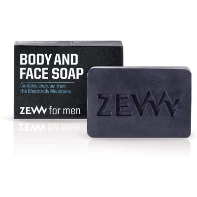 Zew for Men Gesichts- und Körperseife - Aktivkohle, 85ml Zew for Men Gesichts- und Körperseife - Aktivkohle, 85ml