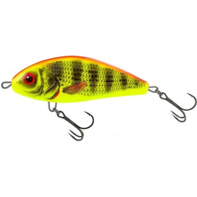 Salmo Fatso Floating 12cm - Leuchtender Perch Salmo Fatso Floating 12cm - Leuchtender Perch