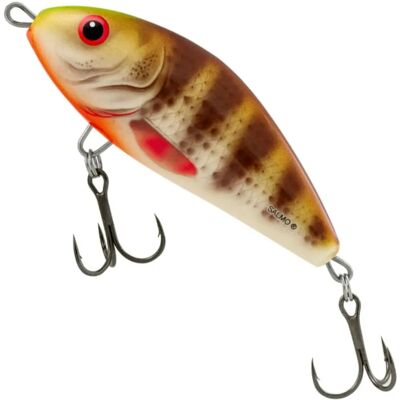 Salmo Fatso Sinkend 12cm - Gefleckter Braunstick Salmo Fatso Sinkend 12cm - Gefleckter Braunstick