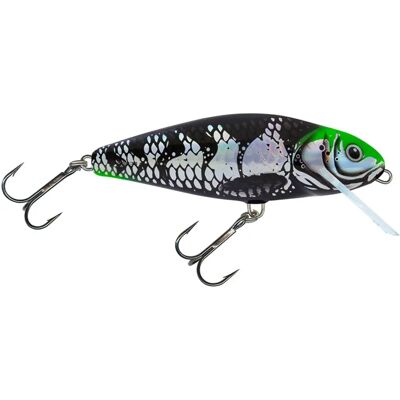 Salmo Perch Floating - 8cm - Holo Dark Green - Fish Lure Salmo Perch Floating - 8cm - Holo Dark Green - Fish Lure
