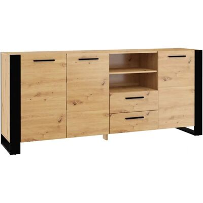 BIM FURNITURE Nuka Anrichte - Moderner Rustikaler Stil BIM FURNITURE Nuka Anrichte - Moderner Rustikaler Stil
