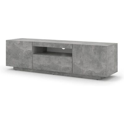 Mueble de TV Aura de AKL FURNITURE PRIVATE - Hormigón, Madera - 150x37x42 cm Mueble de TV Aura de AKL FURNITURE PRIVATE - Hormigón, Madera - 150x37x42 cm