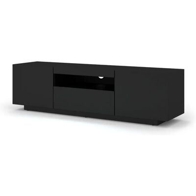 AKL FURNITURE PRIVATE Aura Sem Led Mueble TV - Moderno, Negro AKL FURNITURE PRIVATE Aura Sem Led Mueble TV - Moderno, Negro