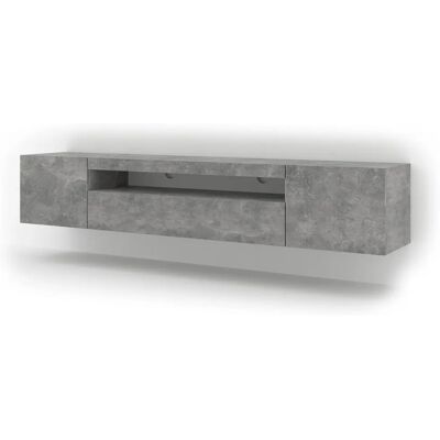 BIM Möbel Aura Betong TV Lowboard - Universal, Wand- oder Bodenmontage BIM Möbel Aura Betong TV Lowboard - Universal, Wand- oder Bodenmontage