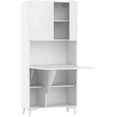 BIM FURNITURE Megan Klappbarer Schreibtisch und Bücherregal - Möbel BIM FURNITURE Megan Klappbarer Schreibtisch und Bücherregal - Möbel