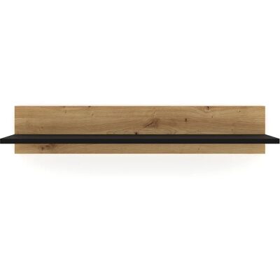 BIM FURNITURE Nuka G Regal - 100x20x19 cm Laminierte Schwarz BIM FURNITURE Nuka G Regal - 100x20x19 cm Laminierte Schwarz