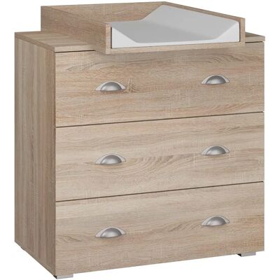 BIM Möbel Wickeltisch mit Schubladen - Beige BIM Möbel Wickeltisch mit Schubladen - Beige