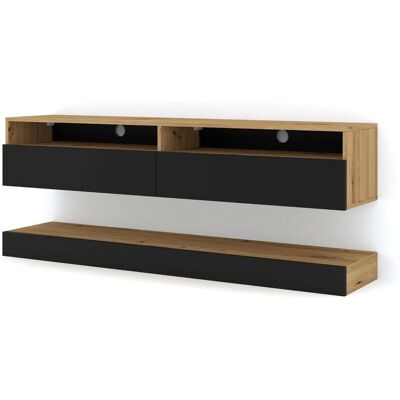 BIM FURNITURE Mueble TV Duo 160 cm - Moderna Armario de Pared o Piso BIM FURNITURE Mueble TV Duo 160 cm - Moderna Armario de Pared o Piso