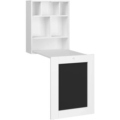 Scrivania Pieghevole da Parete BIM Furniture - Bianco Scrivania Pieghevole da Parete BIM Furniture - Bianco