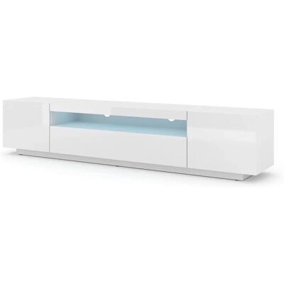 BIM MÖBEL Aura TV-Schrank - 200x37x42 cm Weiß LED BIM MÖBEL Aura TV-Schrank - 200x37x42 cm Weiß LED