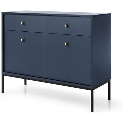 BIM FURNITURE - Kommode MKSZ104 - 103cm Modern Blau Marine BIM FURNITURE - Kommode MKSZ104 - 103cm Modern Blau Marine