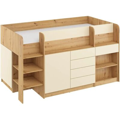 BIM FURNITURE SMILE L Hochbett mit Schreibtisch - Hochbett mit Schreibtisch BIM FURNITURE SMILE L Hochbett mit Schreibtisch - Hochbett mit Schreibtisch