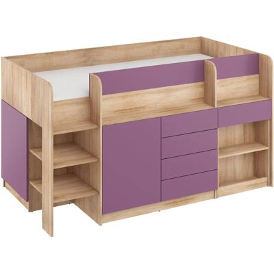 BIM FURNITURE Smile Hochbett mit Schreibtisch - Schlafen, Stauraum & Lernen BIM FURNITURE Smile Hochbett mit Schreibtisch - Schlafen, Stauraum & Lernen