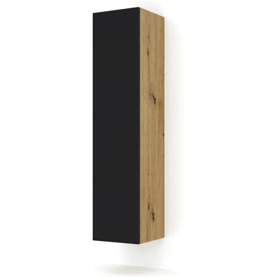 Armoire AKL FURNITURE PRIVATE Duo Beige et Noir - 35x35x150 cm - Publicité Armoire AKL FURNITURE PRIVATE Duo Beige et Noir - 35x35x150 cm - Publicité