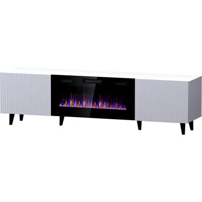 Mueble de TV Pafos - Chimenea eléctrica de BIM FURNITURE Mueble de TV Pafos - Chimenea eléctrica de BIM FURNITURE