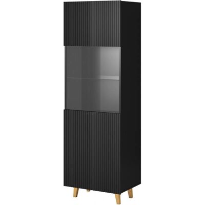 AKL Möbel Pafos Vitrine - 60x40x182 cm - MDF, Melamin AKL Möbel Pafos Vitrine - 60x40x182 cm - MDF, Melamin