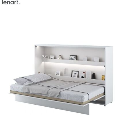 BIM FURNITURE Concepto de Cama - Cama abatible, 120x200 cm, Blanco BIM FURNITURE Concepto de Cama - Cama abatible, 120x200 cm, Blanco