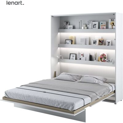 BIM FURNITURE Lit Murale - Gain de place, Blanc Mat, 180x200 - Publicité BIM FURNITURE Lit Murale - Gain de place, Blanc Mat, 180x200 - Publicité