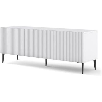 AKL FURNITURE PRIVATE RavennaB TV-Schrank - Weiß und Schwarz - 150x42x56 cm AKL FURNITURE PRIVATE RavennaB TV-Schrank - Weiß und Schwarz - 150x42x56 cm