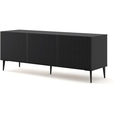 AKL FURNITURE PRIVATE RavennaB Negro 150x42x56cm Mueble TV AKL FURNITURE PRIVATE RavennaB Negro 150x42x56cm Mueble TV