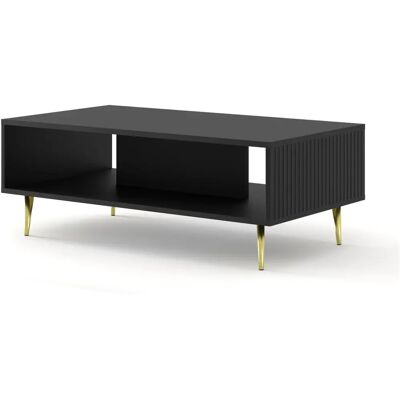 AKL Möbel RavennaB Couchtisch - Holz, Stahl - 90x60x43 cm AKL Möbel RavennaB Couchtisch - Holz, Stahl - 90x60x43 cm