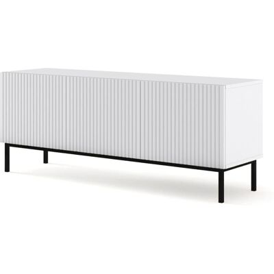 AKL FURNITURE PRIVATE RavennaB - 150x42x58 cm - TV Ständer - Schwarz und Weiß AKL FURNITURE PRIVATE RavennaB - 150x42x58 cm - TV Ständer - Schwarz und Weiß