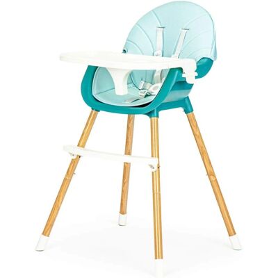 EcoToys Hellblau 2-in-1 Esszimmerstuhl - Kindersitz EcoToys Hellblau 2-in-1 Esszimmerstuhl - Kindersitz