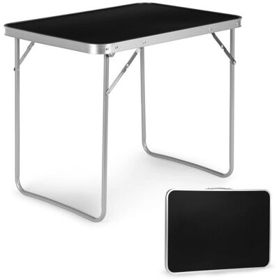ModernHome Opvouwbare Picknicktafel - 70x50 cm - Zwart - Max. Belasting 30 kg ModernHome Opvouwbare Picknicktafel - 70x50 cm - Zwart - Max. Belasting 30 kg