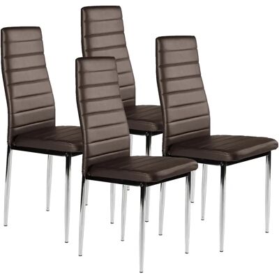 MODERNHOME - Organic Leather Chairs - Bruin - Dining Chairs MODERNHOME - Organic Leather Chairs - Bruin - Dining Chairs