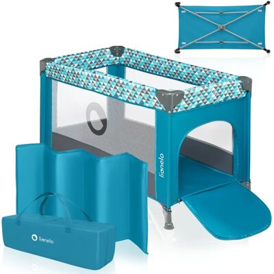 Lionelo Stefi - crib 2 in 1 - green turquoise Lionelo Stefi - crib 2 in 1 - green turquoise