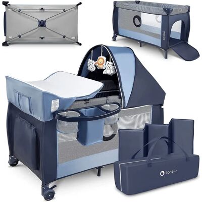Lionelo Sven Plus - Utazó Gyerekágy Kiegészítőkkel - 15kg Lionelo Sven Plus - Utazó Gyerekágy Kiegészítőkkel - 15kg