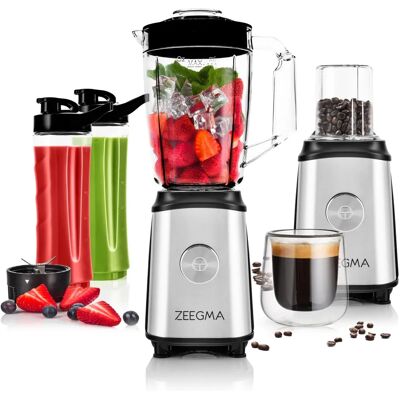 ZEEGMA Marke Modell - Multifunktions-Standmixer - 1050W - 1L ZEEGMA Marke Modell - Multifunktions-Standmixer - 1050W - 1L