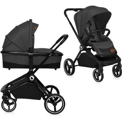 Poussette Lionelo Mika tout-terrain - 3 en 1 avec nacelle & siège - Publicité Poussette Lionelo Mika tout-terrain - 3 en 1 avec nacelle & siège - Publicité