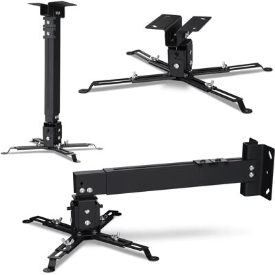 Support de projecteur Overmax pour plafond et mur - Noir Support de projecteur Overmax pour plafond et mur - Noir